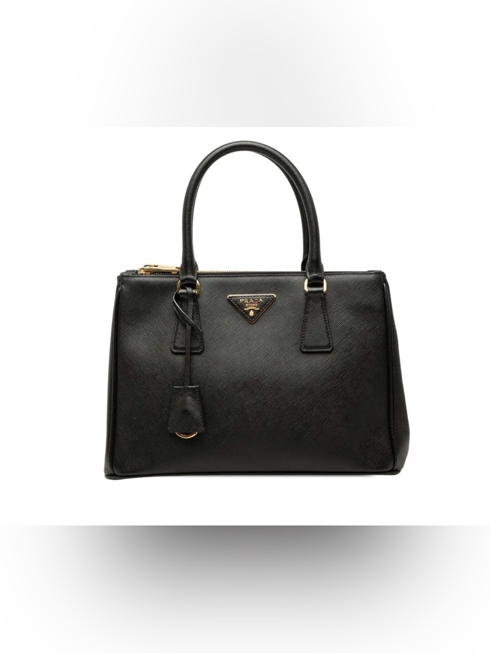 Prada Black Saffiano Galeria Bag